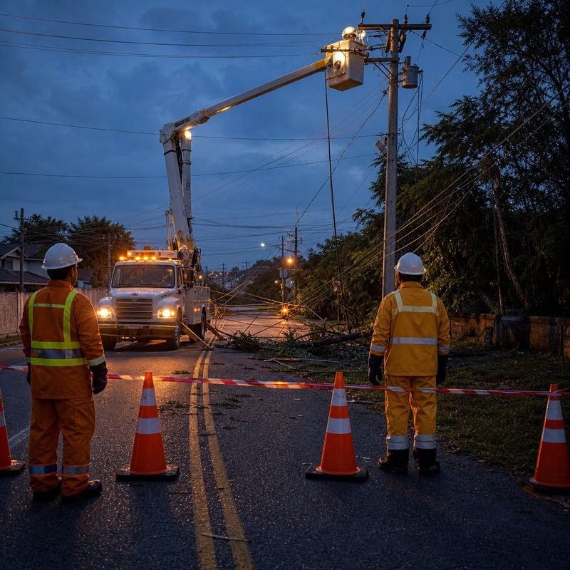 Emergency Response to a Powerline Incident